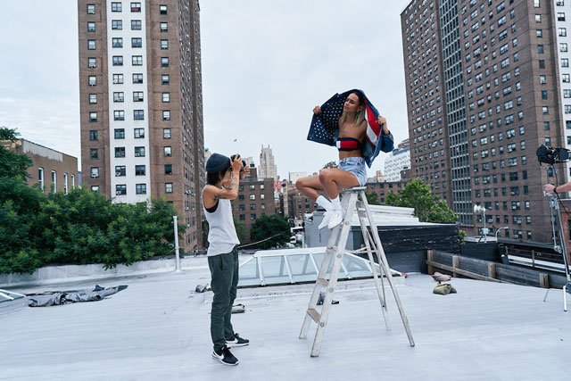 UrbanOutfitters's tweet photo. On the Blog: Get to know photographer @DevynGalindo + go BTS at our @TommyHilfiger shoot → https://t.co/T8EpSmvtdk https://t.co/34M8VeeTuL
