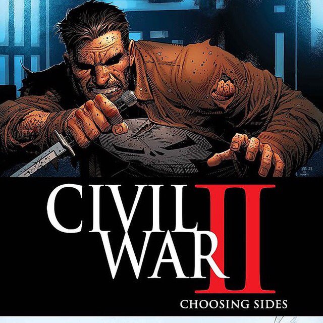 Cbrown803's tweet photo. Only 7 days away!!! #Marvel #choosingsides4 #CivilWar II #Punisher #comics #itsnotrevenge #August17th https://t.co/xZOWEvzEry