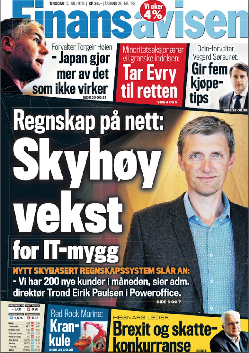 PowerOfficeAS's tweet image. Nytt skybasert regnskapssystem slår an #PowerOfficeGo