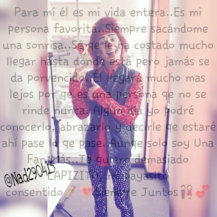 _SoyNadiiaOC's tweet photo. UN POCO DE LO QE SIENTO !! ESPERO PUEDAS VERLO !! TQ DEMASIADO & DTB SIEMPRE.. @lapizito123 😘💕👏#LapiloverForever ✏⭐👊 https://t.co/fx9znZ7kPv