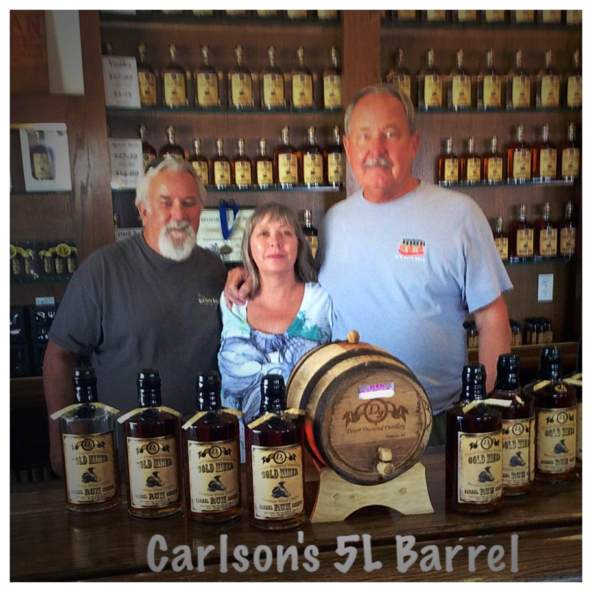 D3Spirits's tweet photo. The Carlson's finished bottling their 5L Barrel this past weekend! The Barrel aged for 7 months &amp; made 7 bottles! https://t.co/NcHF9su9bd