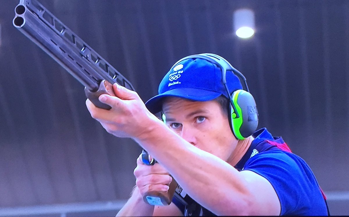 BRONZE: Steve Scott comes out on top against Tim Kneale to win Olympic bronze. FULL REPORT: britishshooting.org.uk