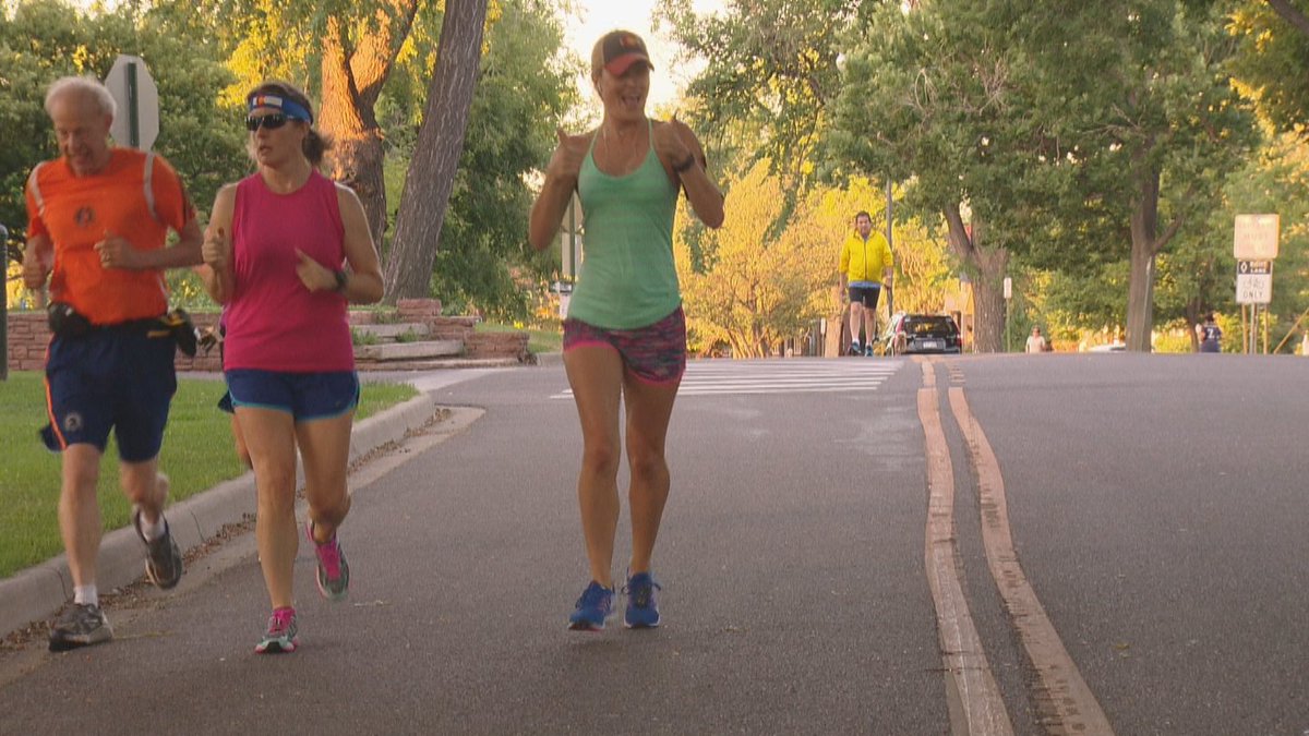 MsLibb's tweet photo. .@KellyCBS4 takes on speed training @RunnersEdgeCO. #RunWithCBS4 Watch on CBS4 at 6  https://t.co/6mAtXRCvPY https://t.co/5wE1VdZeuN