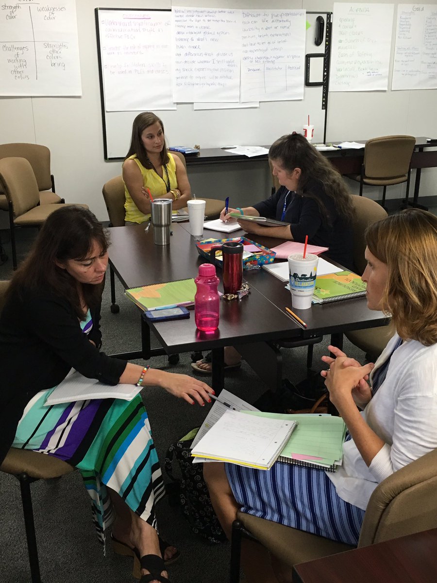 JamieLomax76's tweet photo. First round of pre-conferencing to practice facilitating protocols! @phaedpdr @TulsaSchools @SchoolReformInc https://t.co/VI5uWtElWe