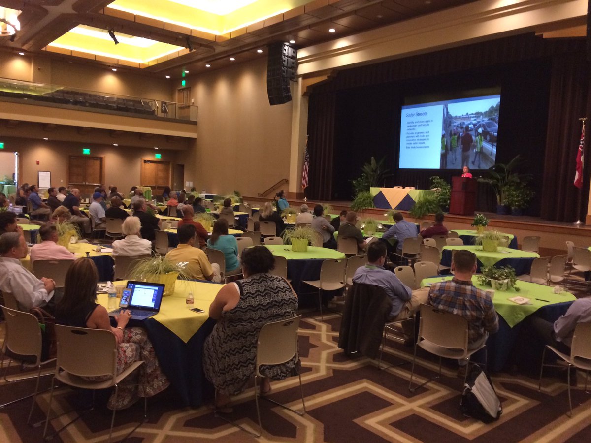 MississippiDOT's tweet photo. .@csbarb of @USDOT discusses federal strategies to build safe &amp; inclusive #transportation systems at #BikeWalkSummit https://t.co/LDnl3gUNBM