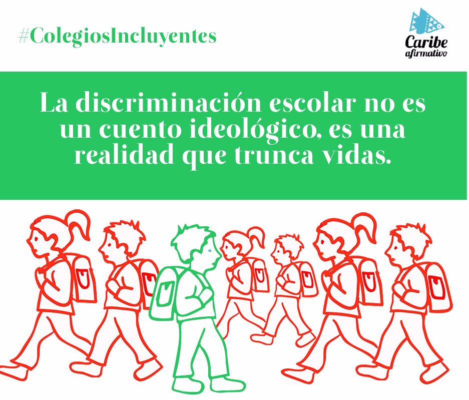 Caribeafirmativ's tweet photo. Educar en el respeto a la diversidad y promover la inclusión es la única manera de formar ciudadanos para La Paz. https://t.co/920vuAqU6s