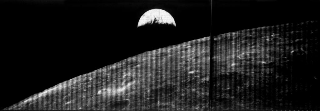 NASA's tweet photo. #OTD 50 years ago, the first of five lunar orbiters launched to image future landing sites: https://t.co/0I8Y5kuFMI https://t.co/ehBjQ9UtnG