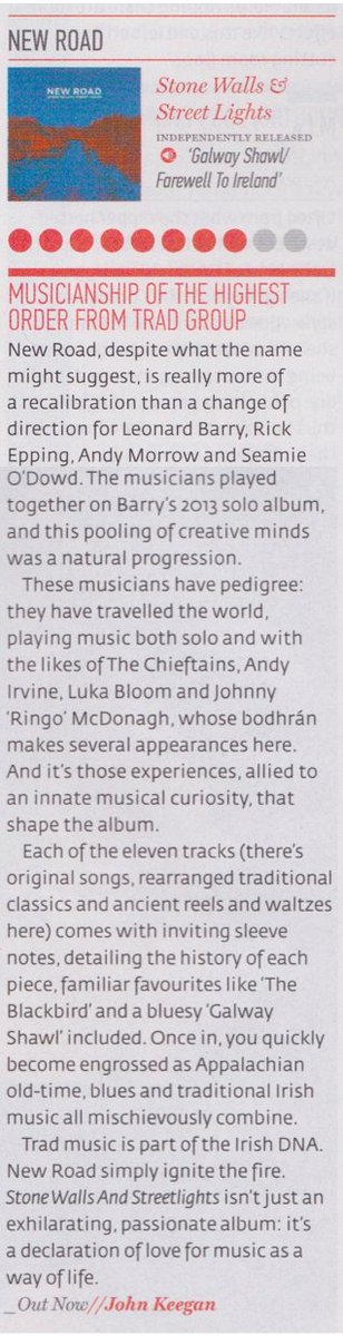 NewRoadM's tweet photo. Thanks @hotpress for a great review!! Looking forward to doing a few dates around Ireland in September! #livemusic https://t.co/WZcVDHr752