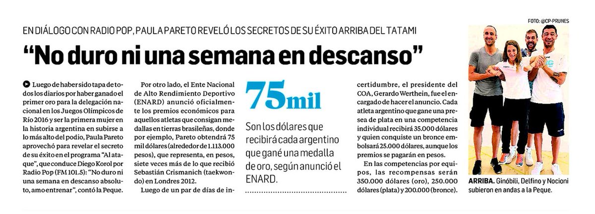 indaloprensa's tweet image. “No duro ni una semana en descanso” Paula Pareto en #AlAtaque @Popradio1015 vía @Ambitocom