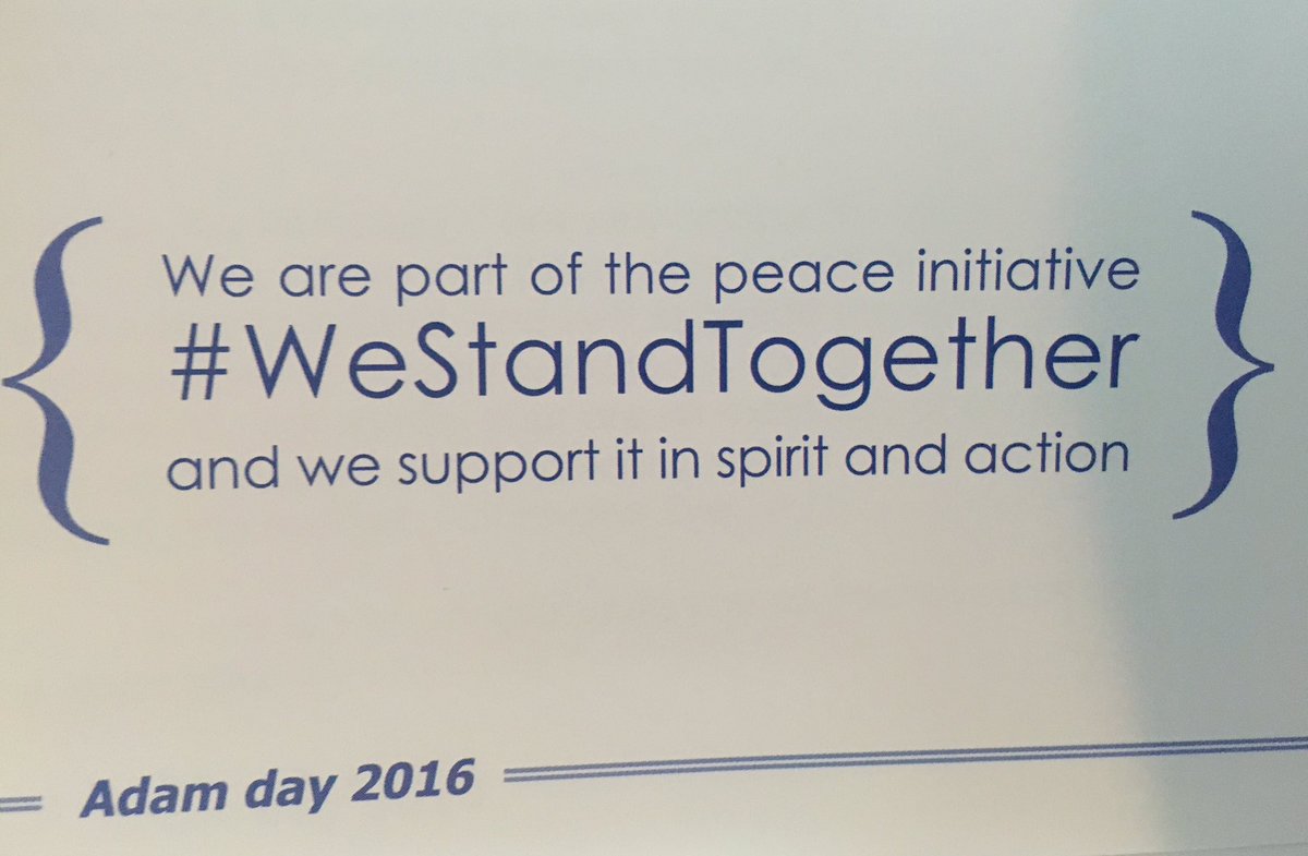 umerkhan's tweet photo. #WeStandTogether #AdamDay2016 #UnityInDiversity @GMPCC Tony Lloyd - 'Our common human values unite us together' https://t.co/7nisXaBCzd