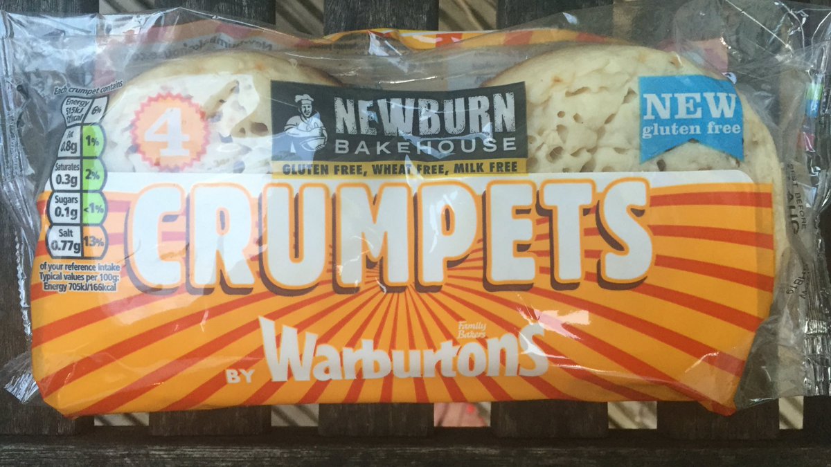 Just bought these @WarbsNewburnBH #GlutenFree Crumpets! Oh my, they look amazing! #FreeFrom #Coeliac