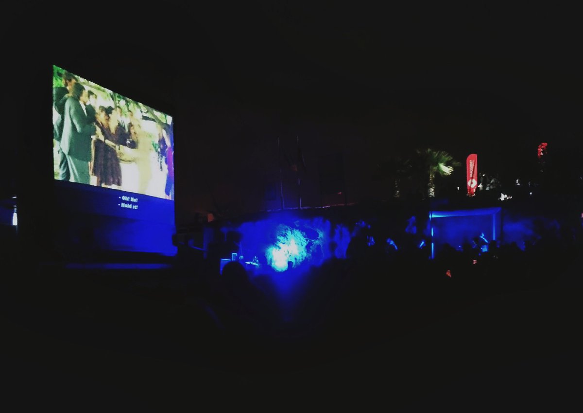 #happeningnow: Magical #night under the #stars 🌟🌊
 #seefest #cinema on the #beach #toromewithlove 👌
