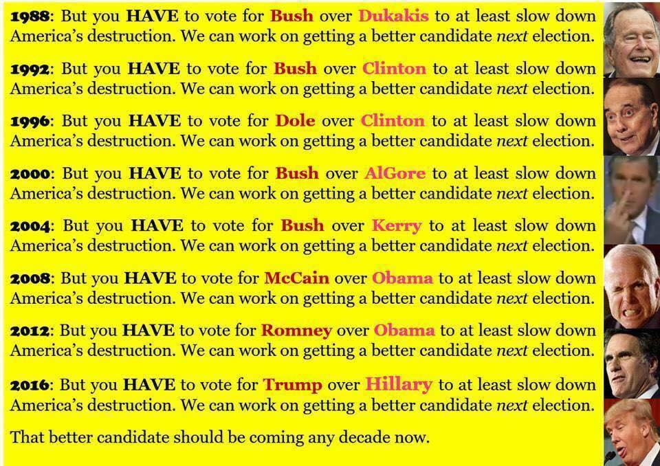 JoshuaNorman7's tweet photo. But you have to vote for the lesser of two evils! #HudgeAndGudge #EvilofTwoLessers #LesserEvilism #LesserEvilVotes https://t.co/52hQHQlDd5