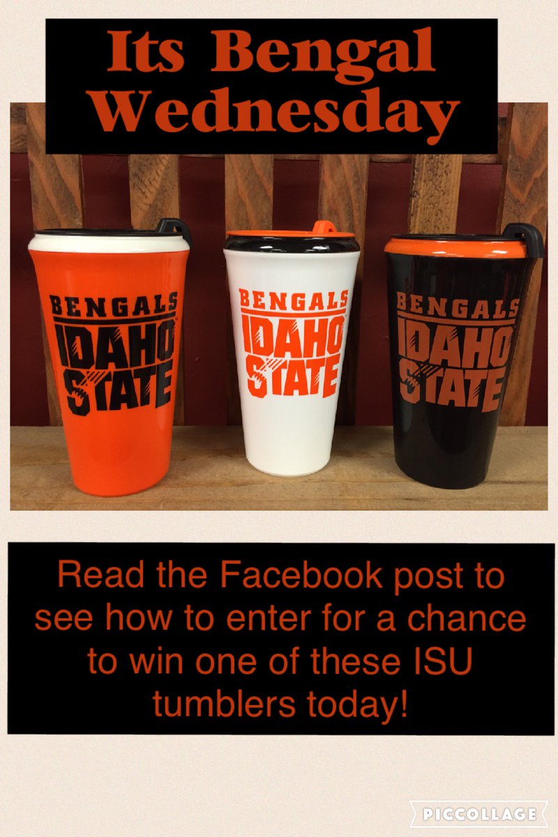 GoOrangeBlack's tweet photo. Che our FB page and enter before 6pm local time for a chance to win one of these.  @ISUBengals @IdahoStateAlum https://t.co/mM0HNTO3Yo