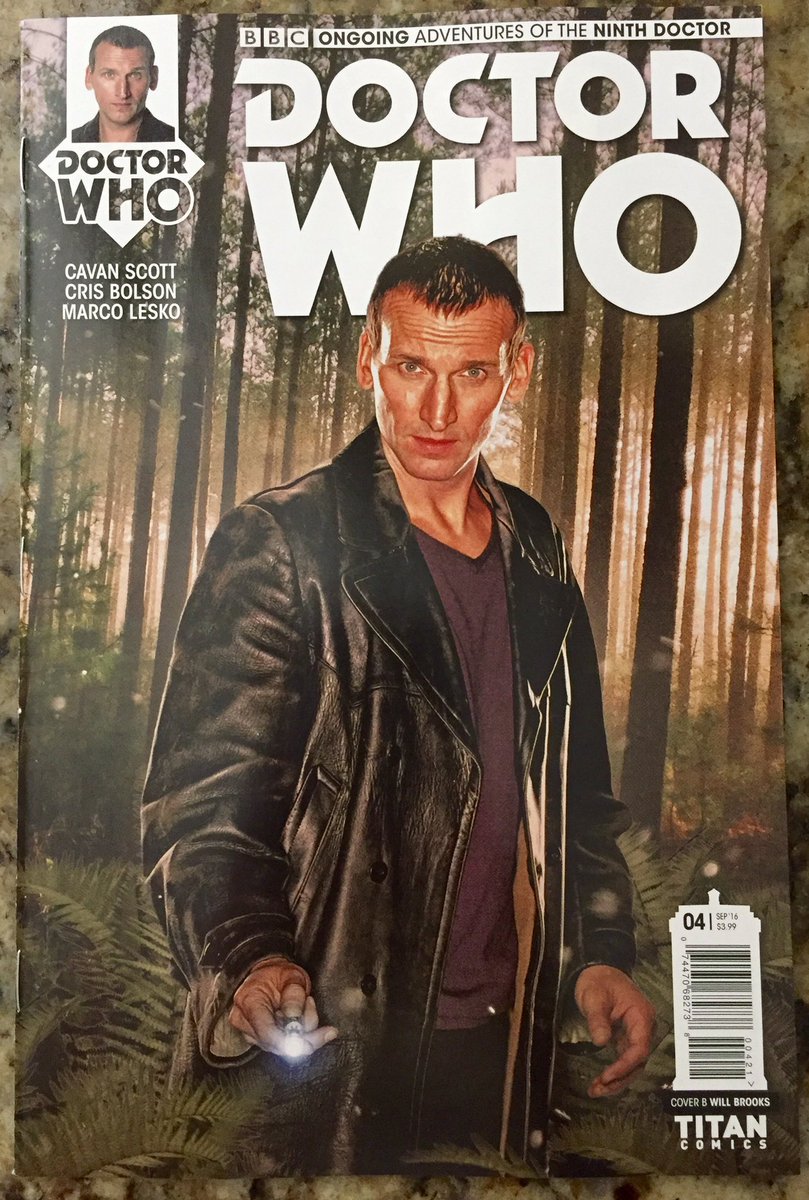 kenseysmom's tweet photo. Day. Made. #9isBack #DoctorWho #Ninth #OngoingAdventures 🤓💙🤓 Thanks, @ComicsTitan @cavanscott https://t.co/SGcA8f8TzS