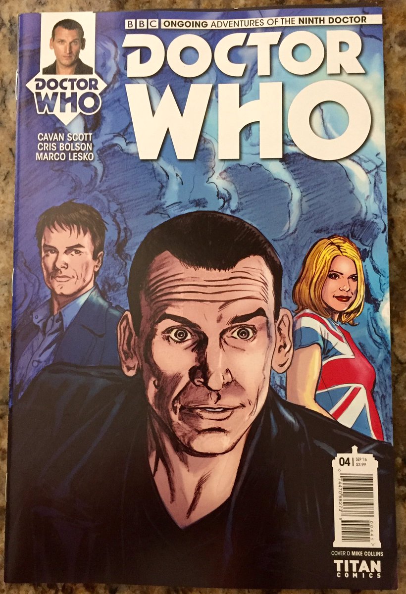 kenseysmom's tweet photo. Day. Made. #9isBack #DoctorWho #Ninth #OngoingAdventures 🤓💙🤓 Thanks, @ComicsTitan @cavanscott https://t.co/SGcA8f8TzS