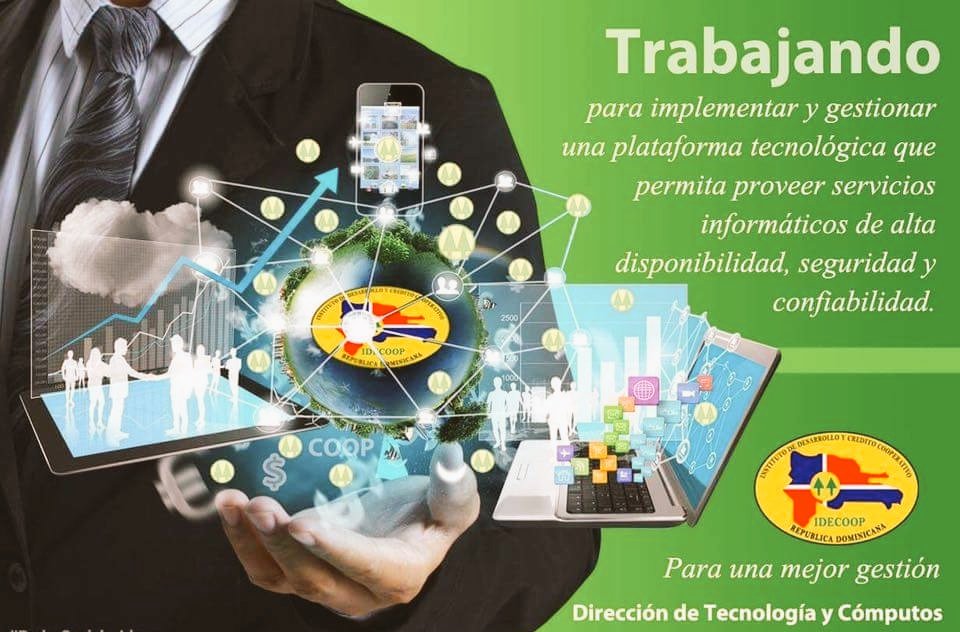 La plataforma tecnológica le da al #Idecoop un avance sustancial en su desarrollo y capacidad de servicio.