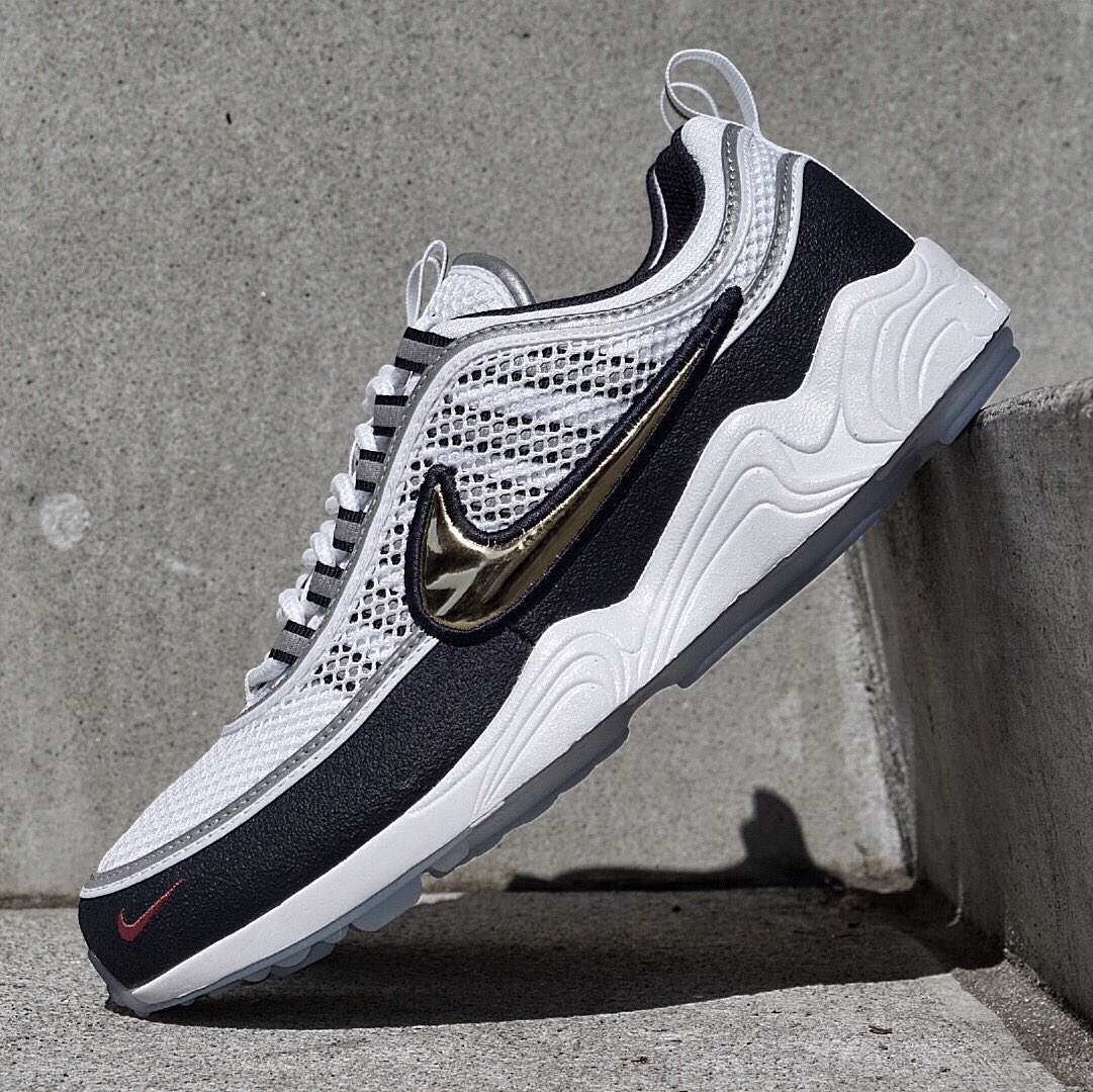 BLENDSSD's tweet photo. A few sizes remain available in-store only in the "Olympic" Air Zoom Spiridon. Give us a call to check your size! https://t.co/hCIlZBFOWm
