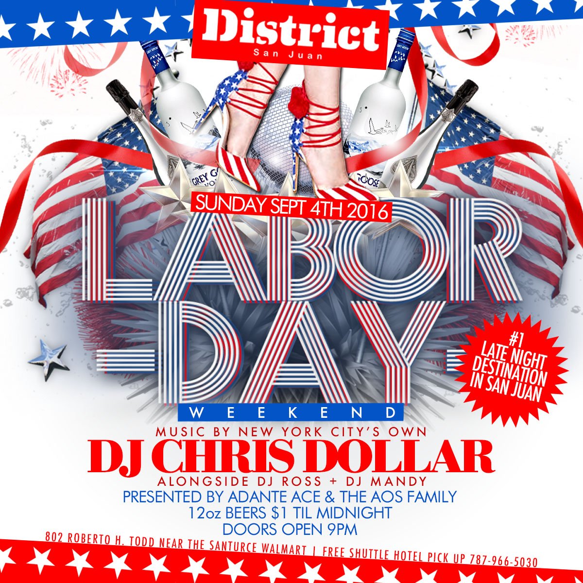travelwithace's tweet photo. #TravelWithAce Sunday, September 4th. Labor Day Weekend in San Juan, Puerto Rico. Music by @DJChrisDollar https://t.co/5j8zpLFMTX