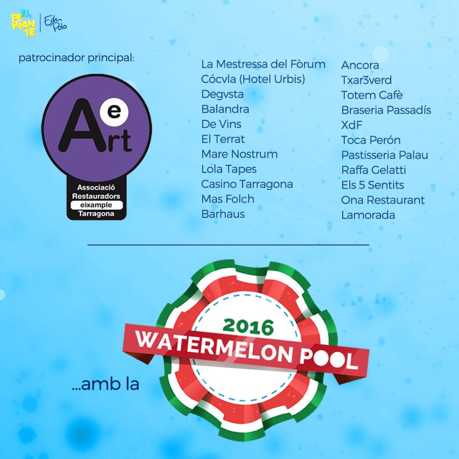 Moltes gràcies a tots per la vostra col·laboració i sobretot a l'Art-e ja que sense ells no hauria estat possible.