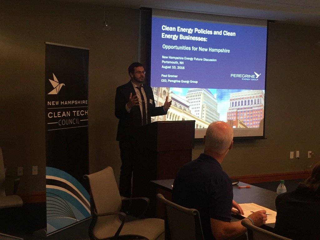 RevEnNH's tweet image. Mike Behrmann updates for @NHCleanTech at regional session.