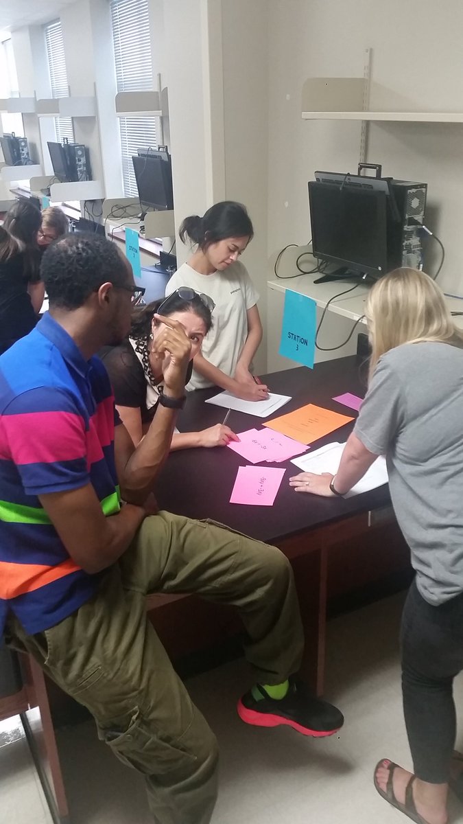 FBISDmath's tweet photo. ES, MS and HS math teachers exploring and collaborating on "Rules that Expire" @FortBendISD @fbisdteacherPD https://t.co/FjfnlXsfKA