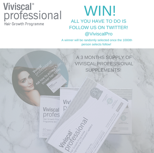 hairbarbcouncil's tweet photo. Fancy winning a 3 month supply of Viviscal supplments? Then make sure you follow @ViviscalPro  #HairHour https://t.co/DY0yH0zuoV