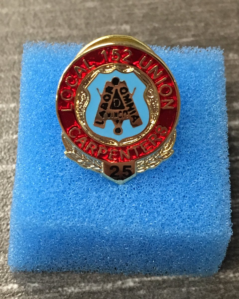 Today our owner Frank Carozza celebrates 25 years of being a proud Union member! #local152