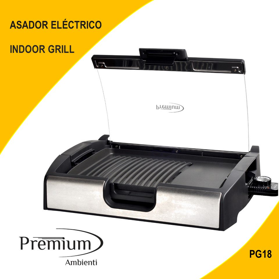 ASADOR ELÉCTRICO
INDOOR GRILL
premiumus.com 
#PremiumAppliances #IndoorGrill #AsadorEléctrico #USA