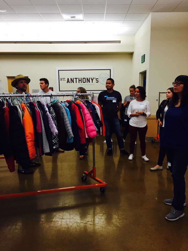HillaryTyree's tweet photo. Excited to spend the afternoon with @stanthonysf getting kids ready for back to school @SVB_Financial #svbatwework https://t.co/x6TTrFWpXL