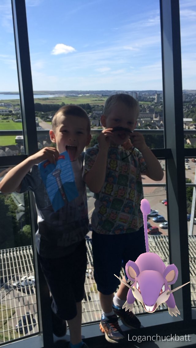 emsbatt's tweet photo. Logan caught 2 Pokemon in the #AECCTower. He's hoping he's won tickets to the wrestling. https://t.co/4Eo8LTJpCf