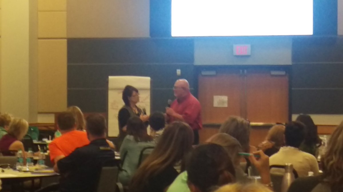 MC_Kamp's tweet photo. @GingerTucker7 &amp; Tommy modeling an effective mentor conversation for @katyisd mentors #KatyNTA16 @heart_teaching https://t.co/XRCLh0gnuz