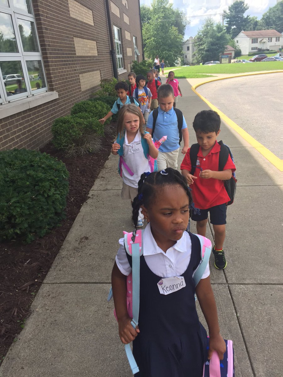 kinderstone's tweet image. #FirstDayOfK @ChanceyChat headed home!