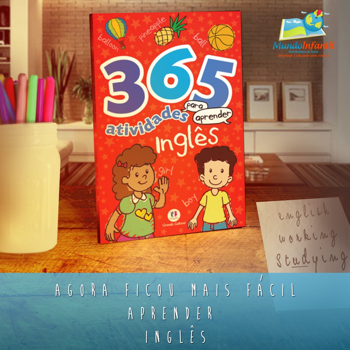 MundoInfantilDL's tweet photo. 365 ATIVIDADES para auxiliar as crianças a aprender Inglês! https://t.co/AifCMOhPbp