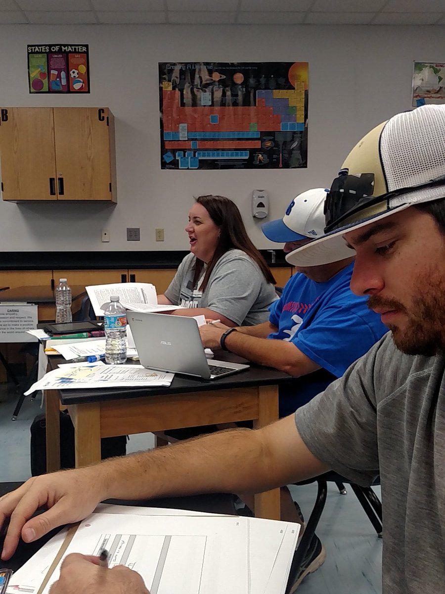 MikeLangeLV's tweet photo. @CCSD_IB Brown JHS PE/Health Dept hard at work! #CCSDIB https://t.co/Zv22acPIBg