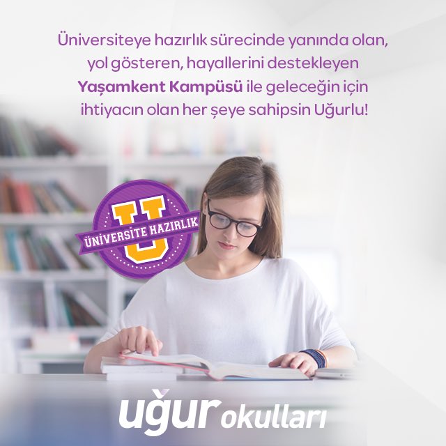 UOYasamkent's tweet image. Hey Uğurlu! 
#Üniversiteye hazırlıkta, Yaşamkent Kampüsü ile geleceğin için ihtiyacın olan her şeye sahipsin!🎯
