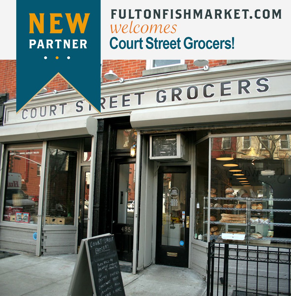 FultonFish's tweet photo. Court Street Grocers in Brooklyn is https://t.co/93eOSTGl4s's Community Supported Fishery Partner! @courtstgrocers https://t.co/DAyzmJP4dO