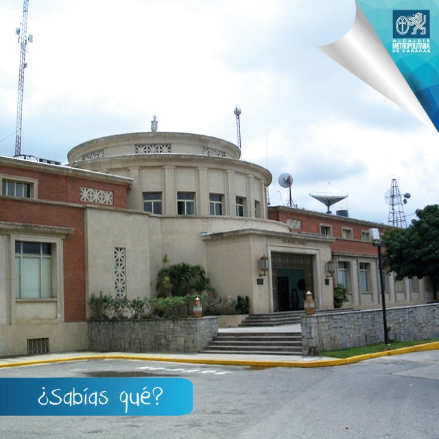 A_Metropolitana's tweet photo. #SabíasQué El Observatorio Cagigal, creado en 1888, es el encargado de fijar la hora oficial en #Venezuela https://t.co/85S0WHtcYc