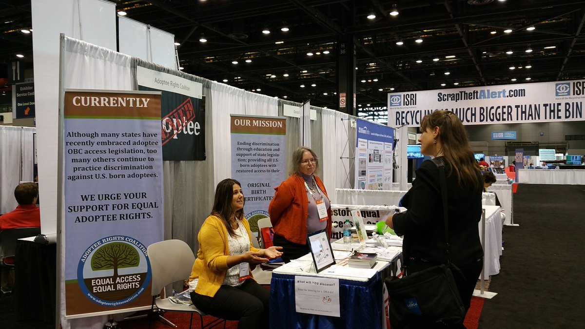 txadopteerights's tweet photo. Working booth #824 at #NCSL2016 https://t.co/yzPLQ9xwz1