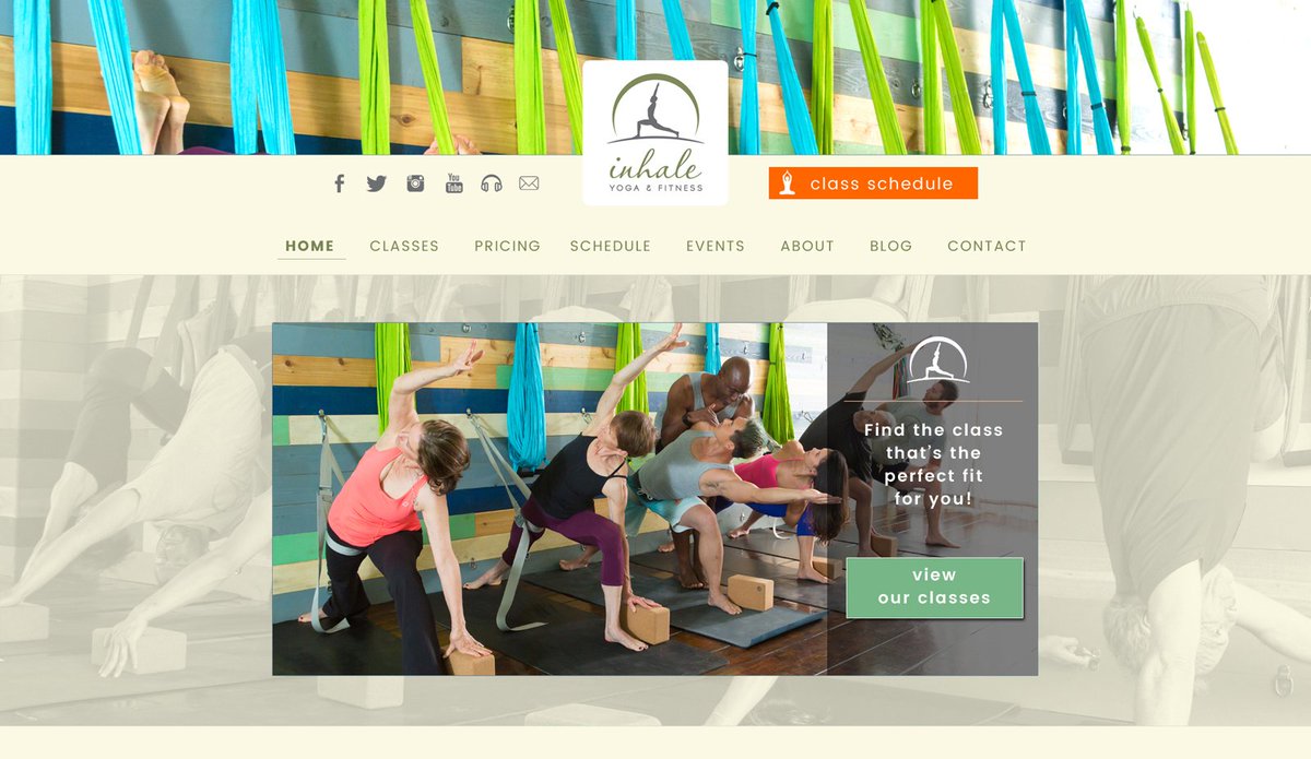 HTMediaDesign's tweet image. Just wrapped up web design for inhaleyogaandfitness.com. Awesome yoga studio!  #DelMar #webdesign #Encinitas