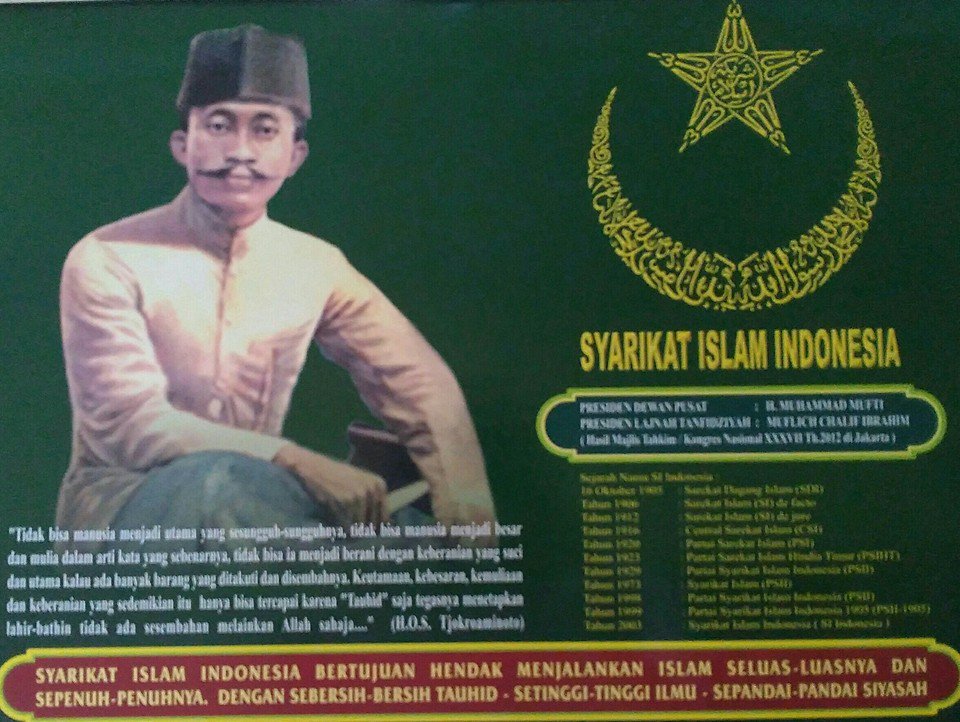 08. Pada salah satu bagian pidatonya Tjokroaminoto mengatakan: ”… seperti yang saya katakan terlebih dahulu,