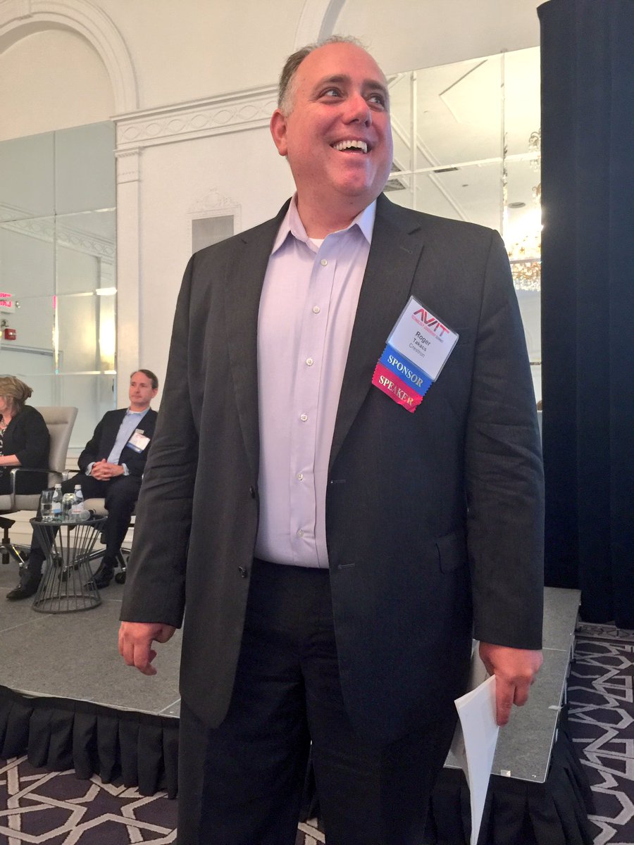 .@crestronroger getting ready for his panel on #tech in #HigherEd at <a href="/AVTechnologyMag/">AV Technology</a> #AVITSummit!