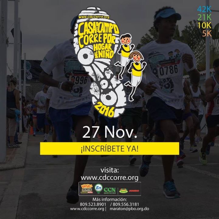 Más información aquí: cdccorre.org 
Telefonos: 809-523-8901

Email: maraton@pbo.org.do

#soyPBO
