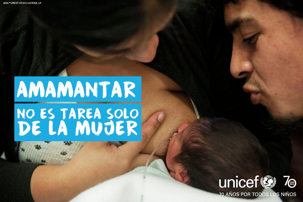 unicefvenezuela's tweet photo. En casa y en el lugar de trabajo, la ayuda es fundamental para las madres en periodo de #LactanciaMaterna. https://t.co/g0kQnyLCIL