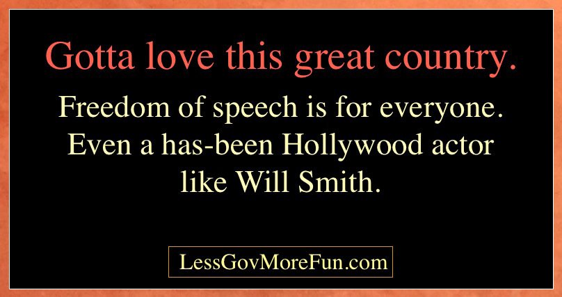 LessGovMoreFun's tweet photo. . Yep, when it comes to class, you think Will Smith... Said no one ever!
#Hollywood
#HillaryRobot https://t.co/CeTb4Mvj7M