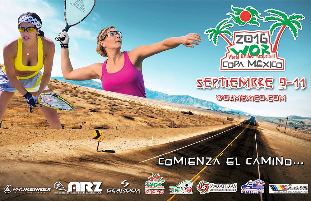 WORMexico's tweet photo. @FedMexRaquetbol @WOR_racquetball Los invitamos a la Copa Mexico WOR 2016 de outdoor!
https://t.co/uzNO4rQP9X https://t.co/OS2A6IR4t4