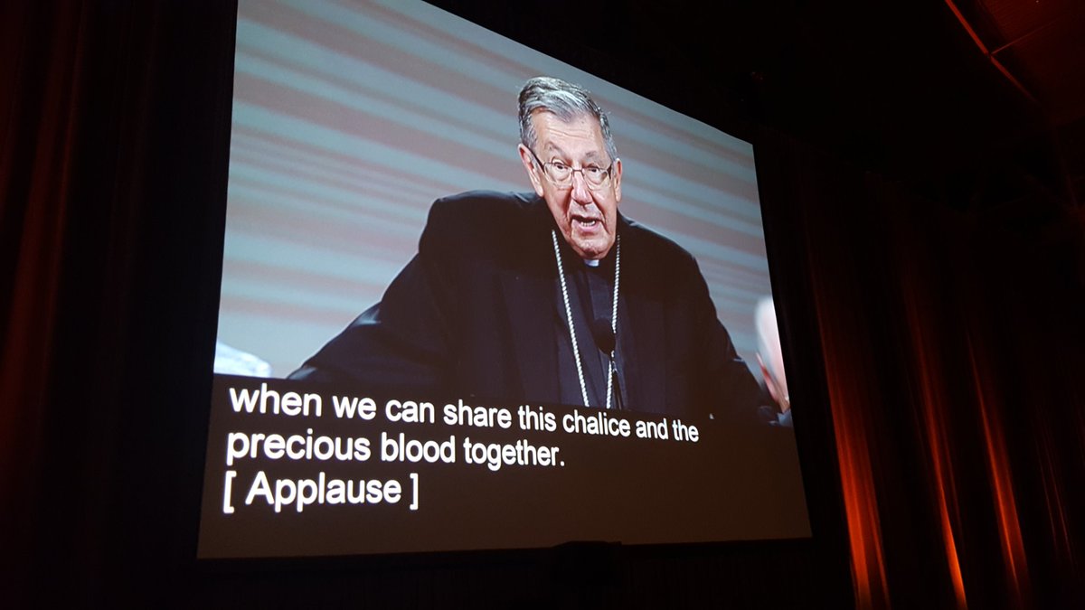 ELCA's tweet photo. Looking to a day "...when we can share this chalice and the precious blood together." -Bp Madden of @USCCB #ELCAcwa https://t.co/BBgjqBgo0L