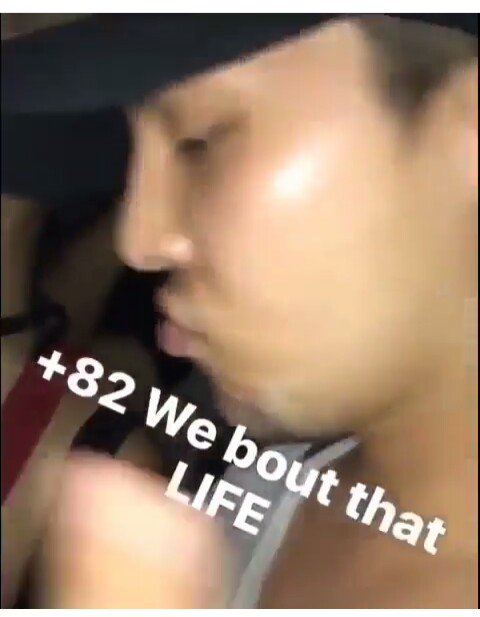 atomtopnyong's tweet photo. lol TOP liked Hong Jang Hyun's pic from GD's +82 squad party at Cakeshop~ https://t.co/DLAIEebfDO