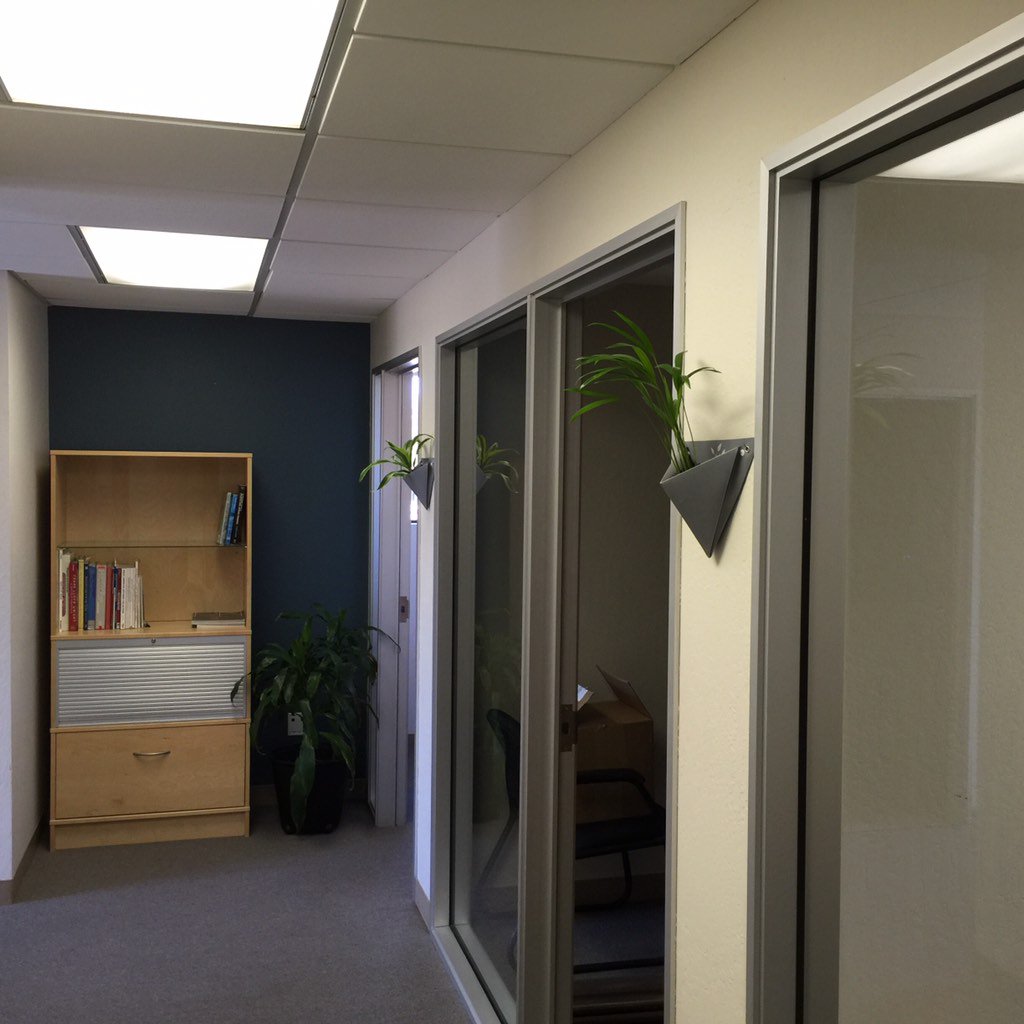 verdeveil's tweet photo. Green up the old office with #origamiwallplanters #interiordesign https://t.co/urgCF4VRMA