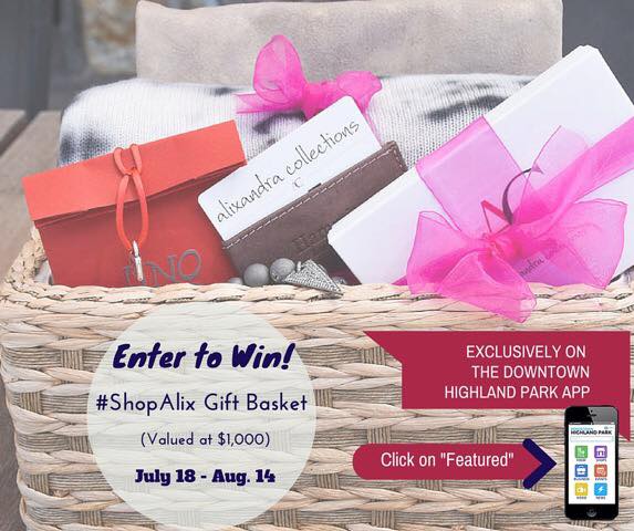 DowntownHP's tweet photo. Get the Downtown Highland Park app to enter this sweeps! 📲 https://t.co/UdH1mnGzpQ #shopalix https://t.co/mmtweR1Y9E